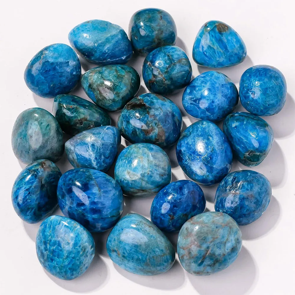 Marine Aquarium Gravel - Cristales de cuarzo de apatita azul