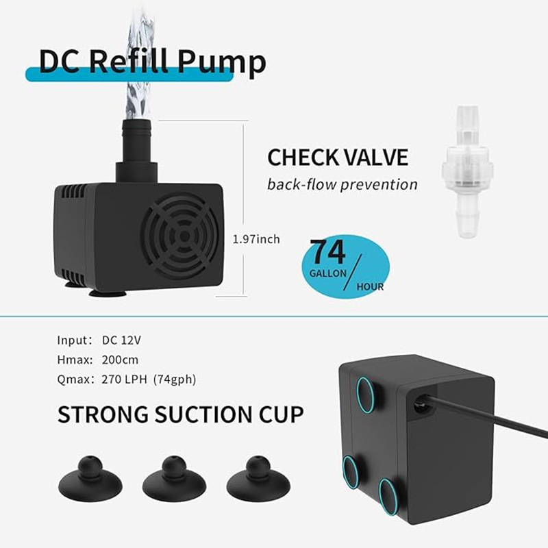 Fzone ATO580 sistema de recarg - Marine Aquarium Water reseña y precio