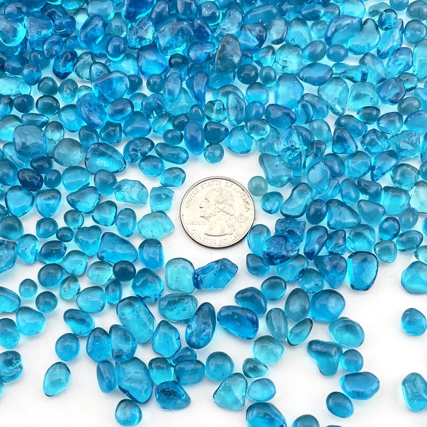 Relleno de jarrón de cristal a - Marine Aquarium Gravel reseña y precio